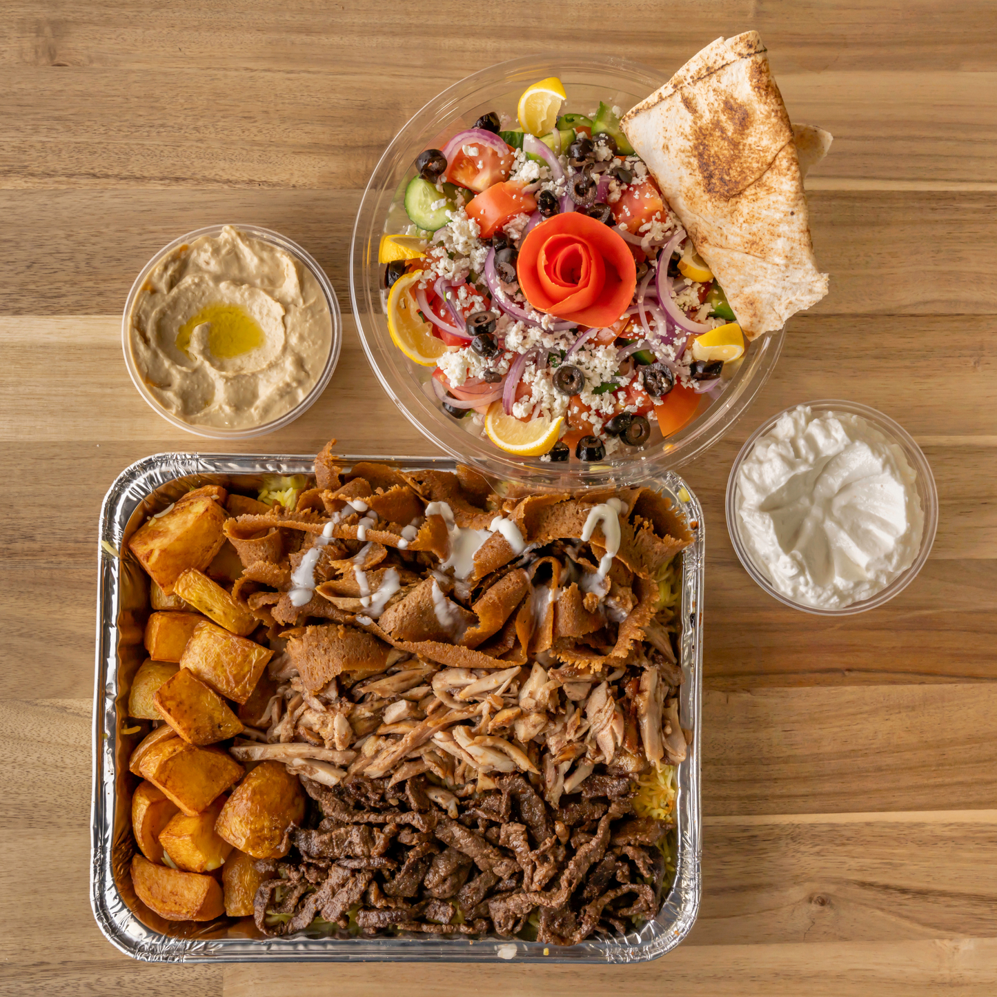 Shawarma Family Plate for 4