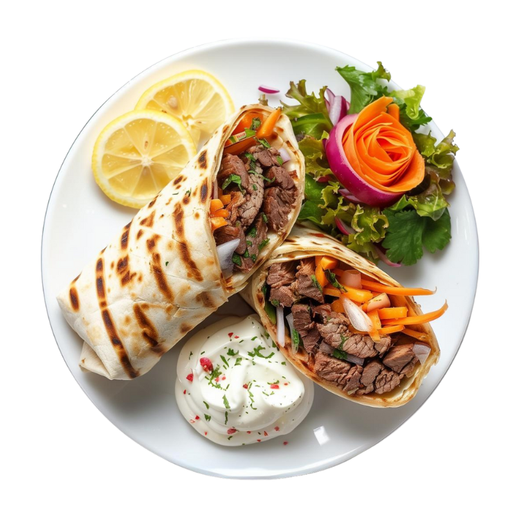 Beef Shawarma Wrap