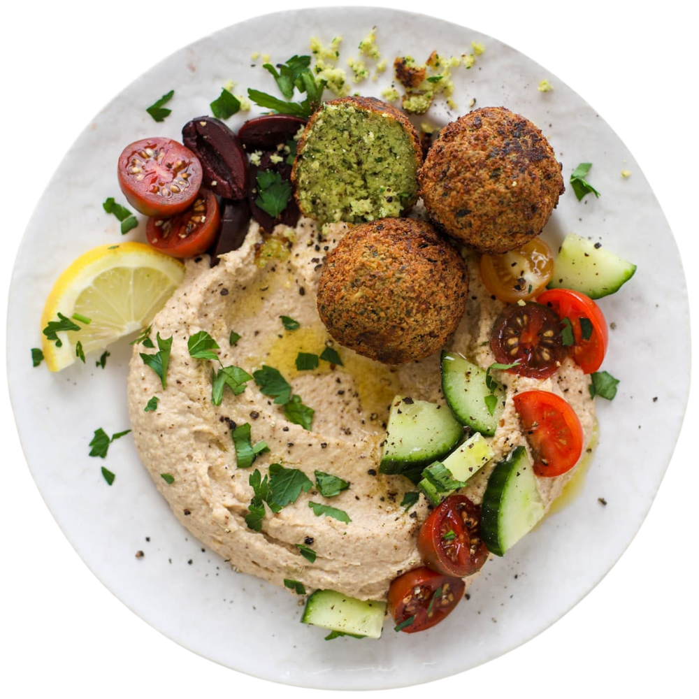 Hummus with Falafel