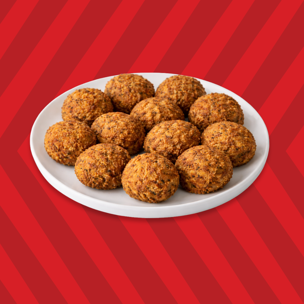 Falafel balls served on a plate