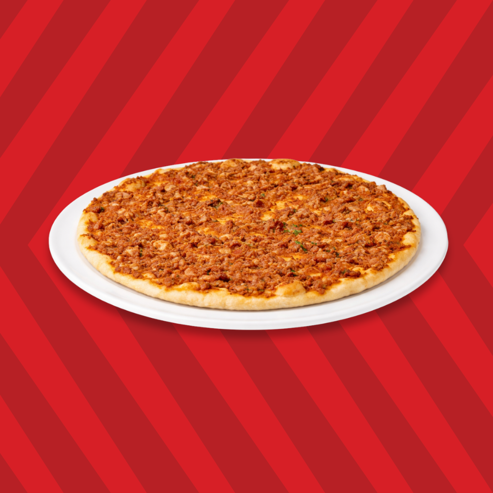 Basha meat pie baked with seasoned minced meat topping